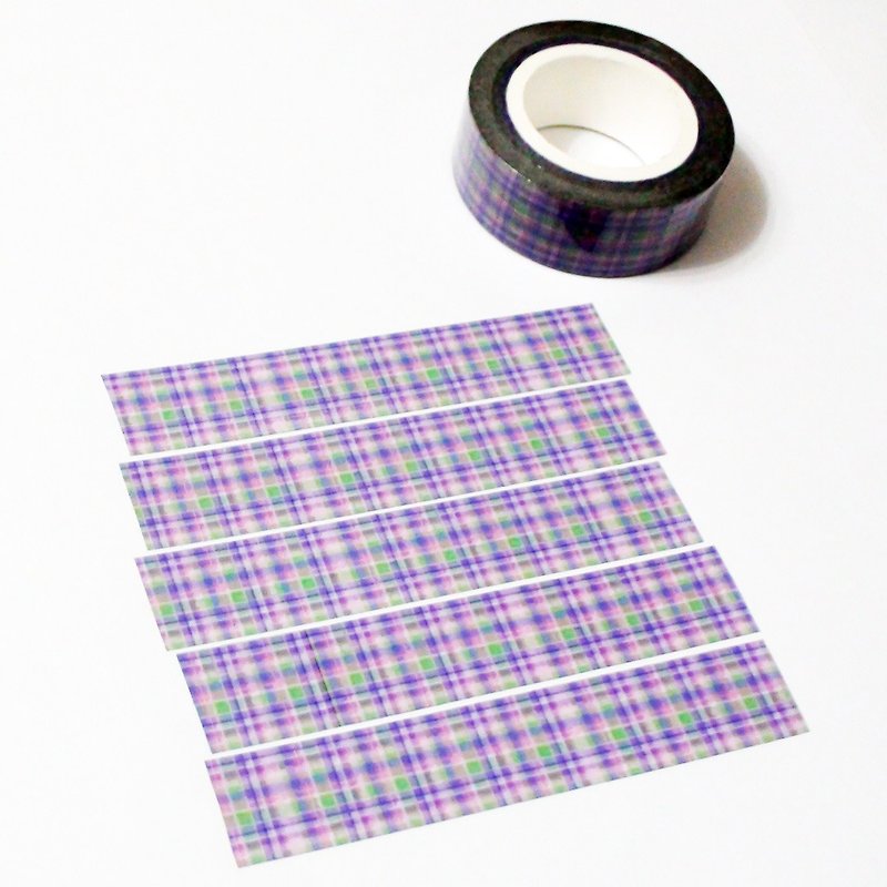 Masking Tape Spring Plaid Fabric - Washi Tape - Paper 