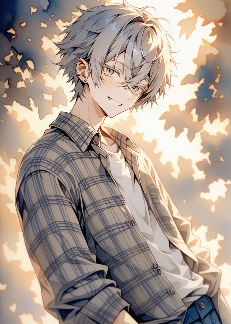 オリジナル人物ステッカー　No.422 - 貼紙 - 紙 