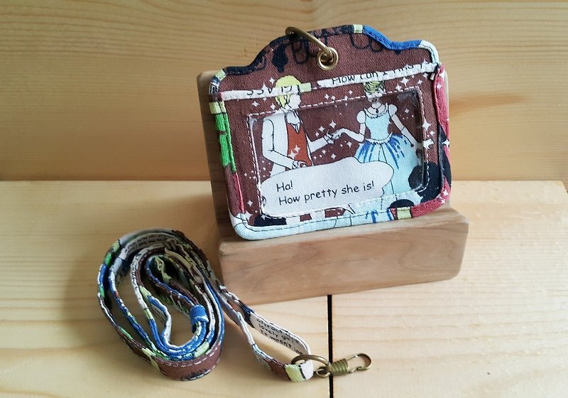 mini熊 手作  童話系列 證件套    繩 可條長短 獨家款 - 編織/羊毛氈/布藝 - 棉．麻 