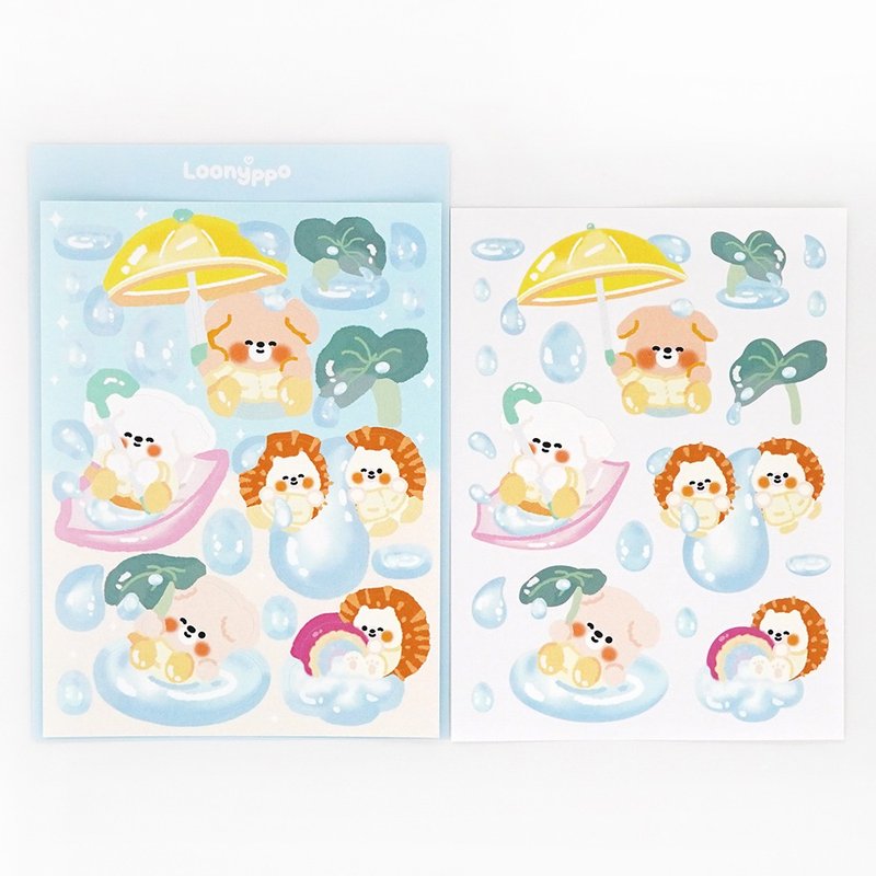 Rainy day sticker - สติกเกอร์ - กระดาษ 