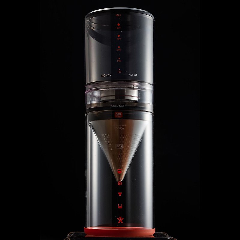 Beanplus Colddrip X5多機能アイスコーヒーメーカー - コーヒードリッパー - ガラス 透明