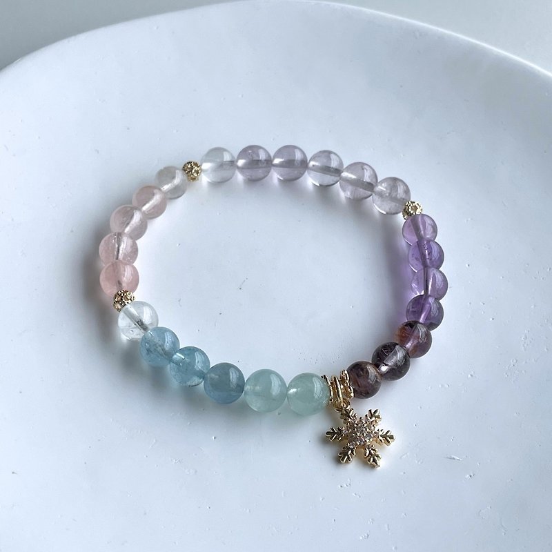 Dreaming about the sea of ​​flowers - Bracelets - Crystal Multicolor