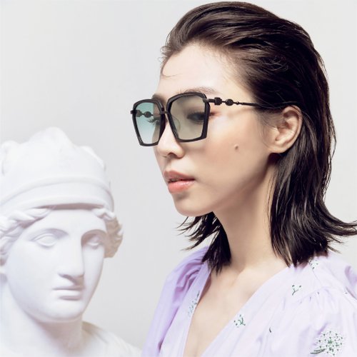 Miro Piazza 【快速出貨】時尚藝術太陽眼鏡 | G.R.A.N.D | 墨綠