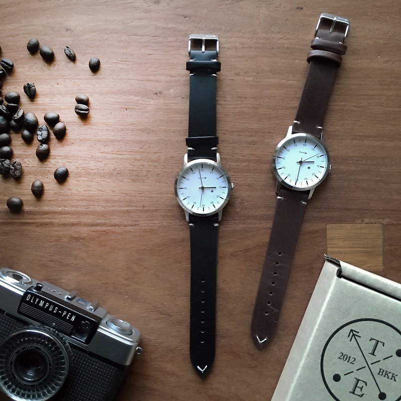[Valentine Set] A Pair of Vintage Mark One Watch (Modern Vintage) - นาฬิกาผู้หญิง - โลหะ สีใส
