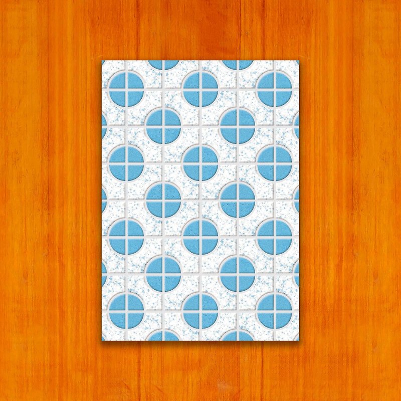 オールドハウス - クラシックモザイクタイルポストカード -  62 - カード・はがき - 紙 