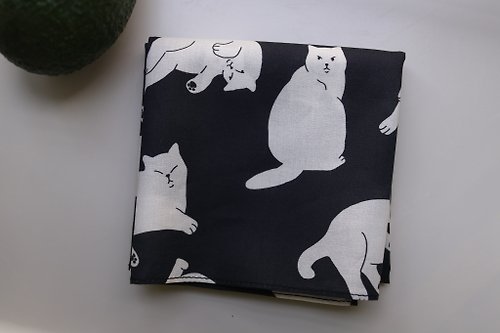 bigbigcat big big cat handkerchief - one day