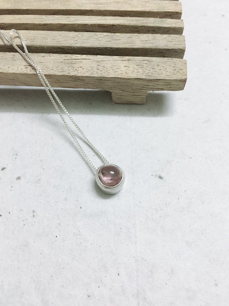 Tourmaline Pendant Handmade in Nepal 92.5% Silver - Necklaces - Semi-Precious Stones 