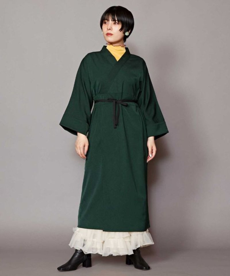 【熱門預購】禪意靜森和風優雅簡約和服式洋裝 (3色) 76R-4304 - 洋裝/連身裙 - 其他材質 