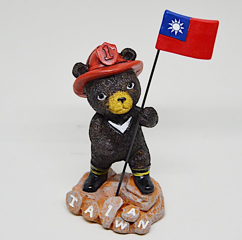 台灣英「熊」系列 - 隊長 - 擺飾/家飾品 - 其他材質 多色