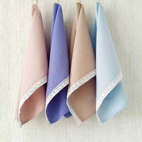 Organic kitchen towels blue, Waffle hand towels, Linen towels vs cotton,  環保禮品 - Shop Daloni Towels - Pinkoi