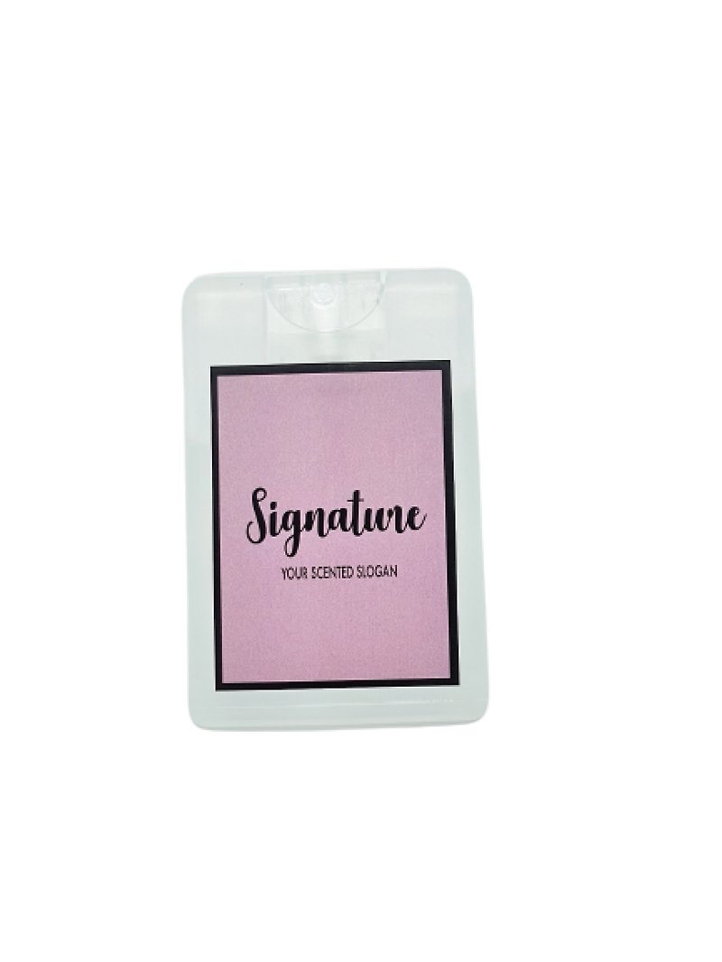 Perfume Hand Care Spray - Nail Care - Plastic Transparent