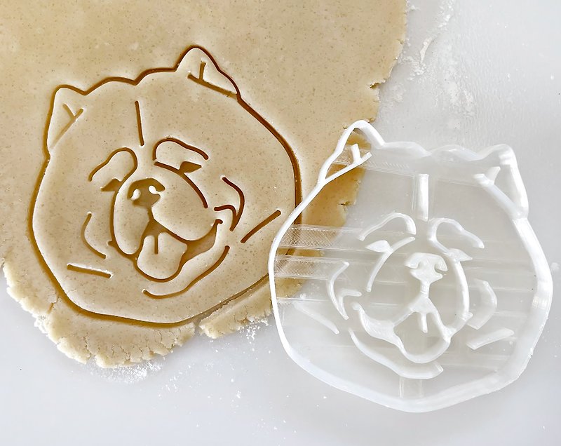 Chow Chow Cookie Cutter / Dog portrait cutter - Other - Plastic 