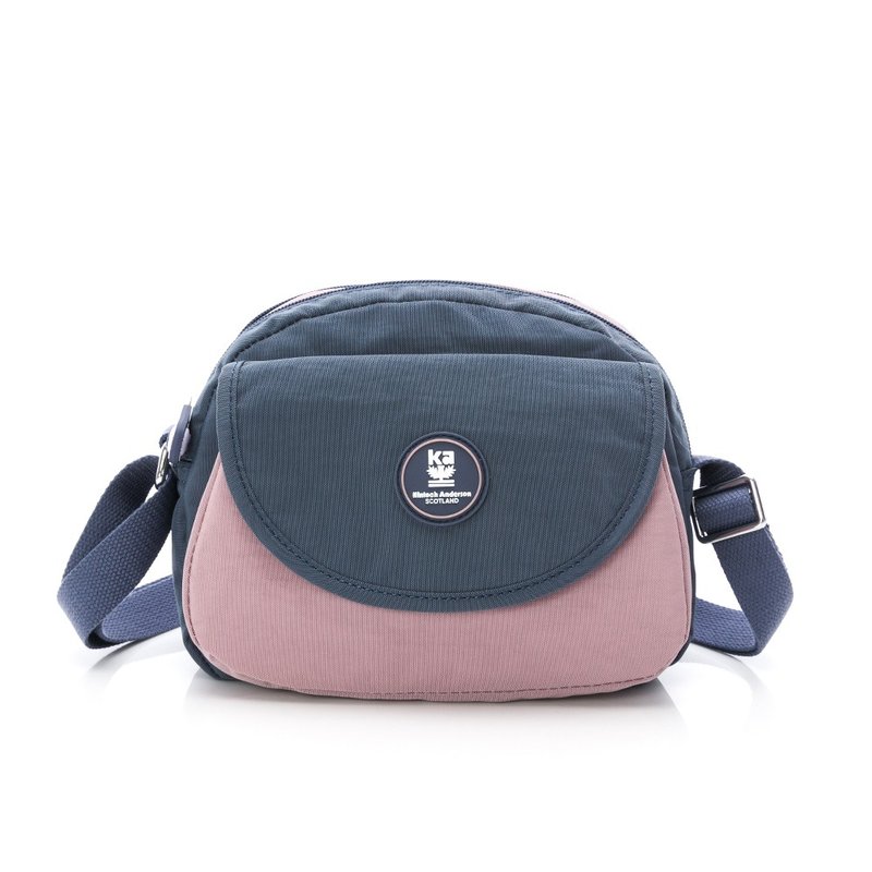 【Kinloch Anderson】Mousse 翻蓋斜側包-莓果藍 - 側背包/斜背包 - 尼龍 藍色
