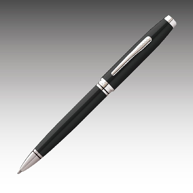 CROSS Coventry高雲亮黑白夾原子筆免費刻字  (原廠正貨) - 原子筆/中性筆 - 其他金屬 黑色