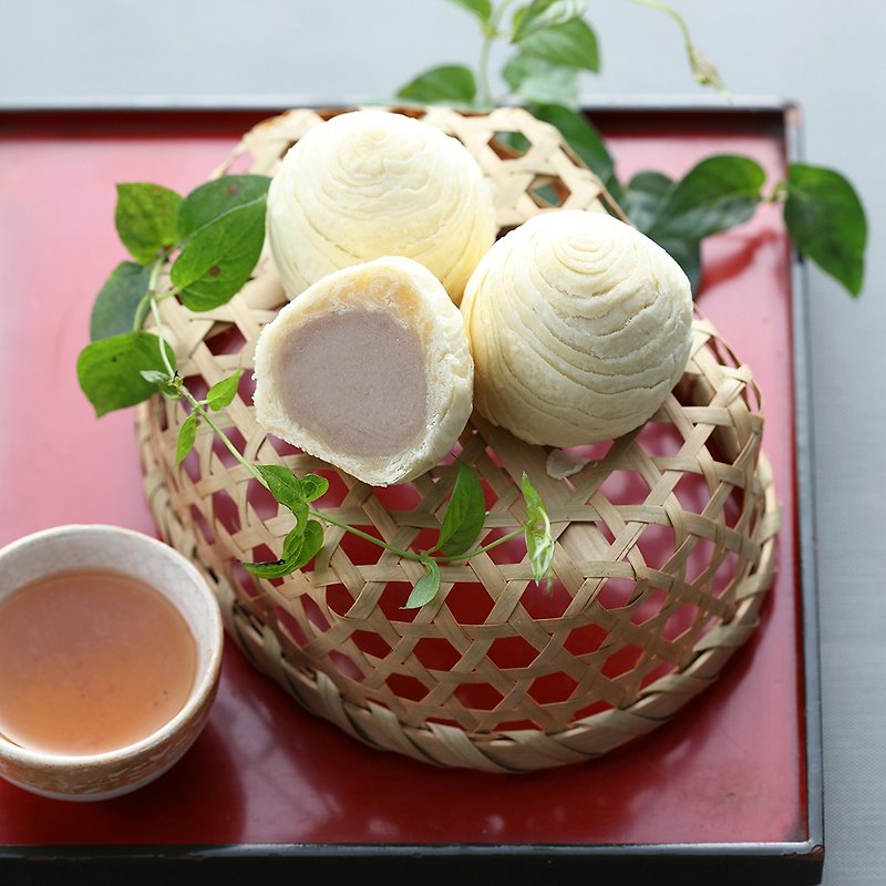 【A Congshi】Taro Crisp 12pcs (Original Flavor) - เค้กและของหวาน - กระดาษ สีม่วง