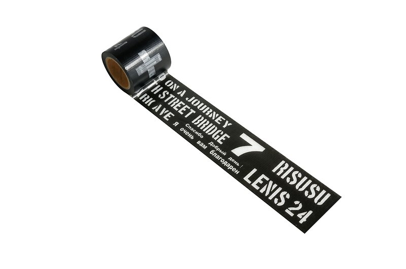【ハウスガールYOJOTAPE】ヘルステープ：YJV-01 - マスキングテープ - 防水素材 ブラック