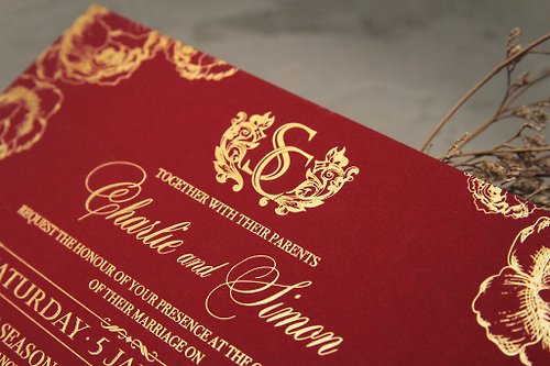 Cartier Red Bee Greeting Cards & Invitations