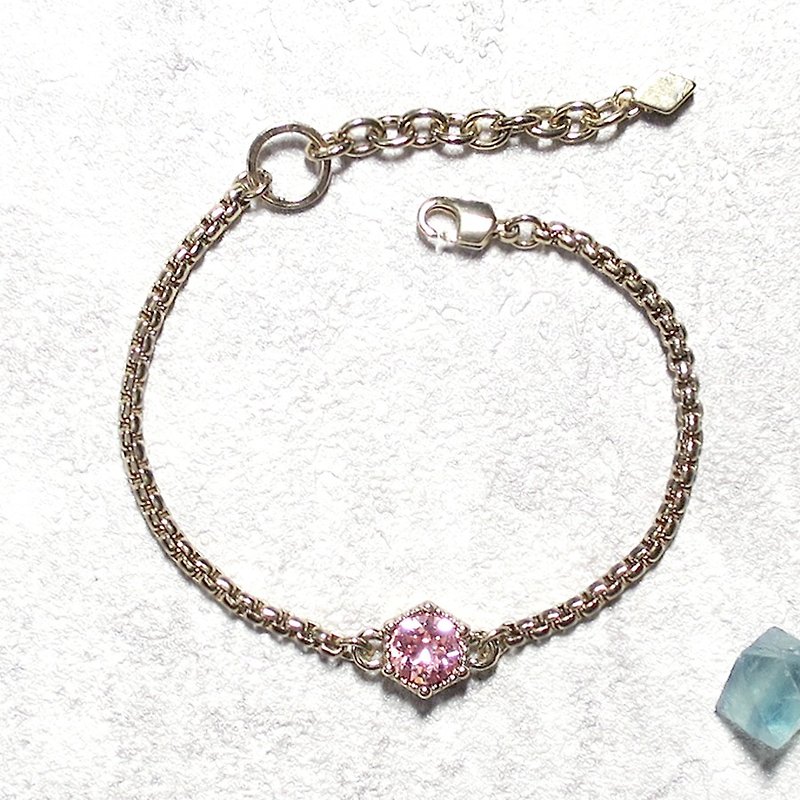 VIIART。 Vintage 18K Gilding Bracelet - Pink - Bracelets - Other Metals Pink