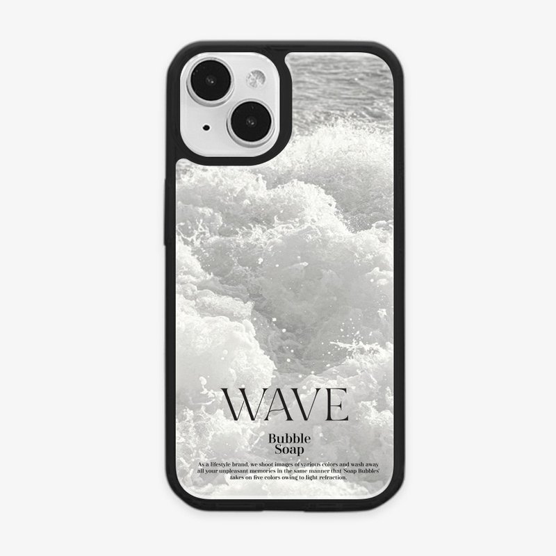 (epoxy case) wave - 手機殼/手機套 - 其他材質 白色
