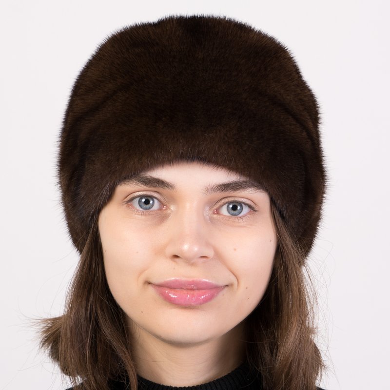 Womens Fur Hat Winter Mink Fur Hat Kubanka Hat Style Mink Hats - 帽子 - 其他材質 多色