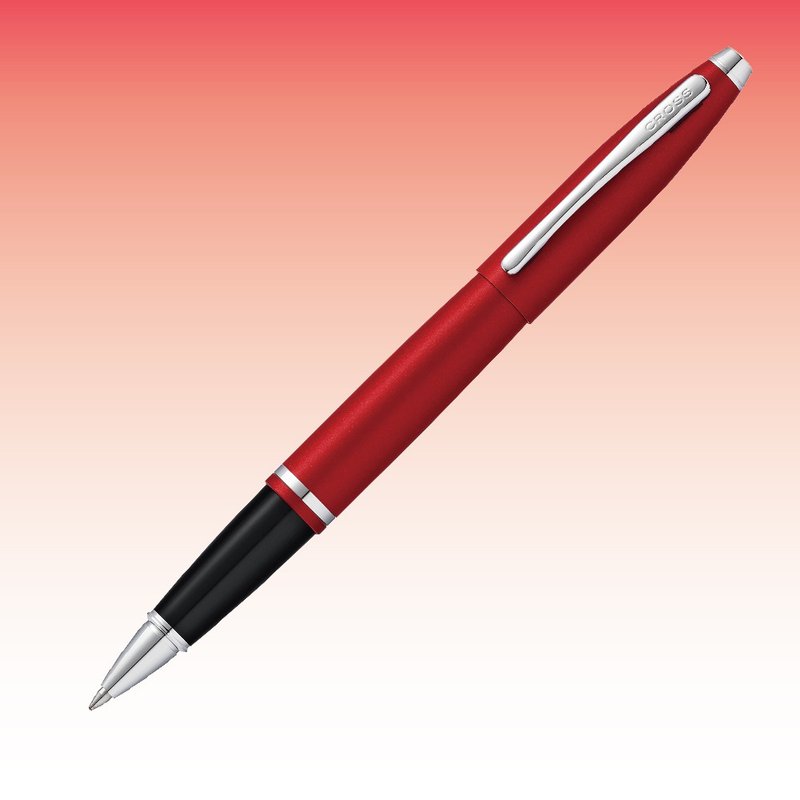 CROSS凱樂系列金屬紅鋼珠筆免費刻字  (原廠正貨) - 鋼珠筆 - 其他金屬 紅色