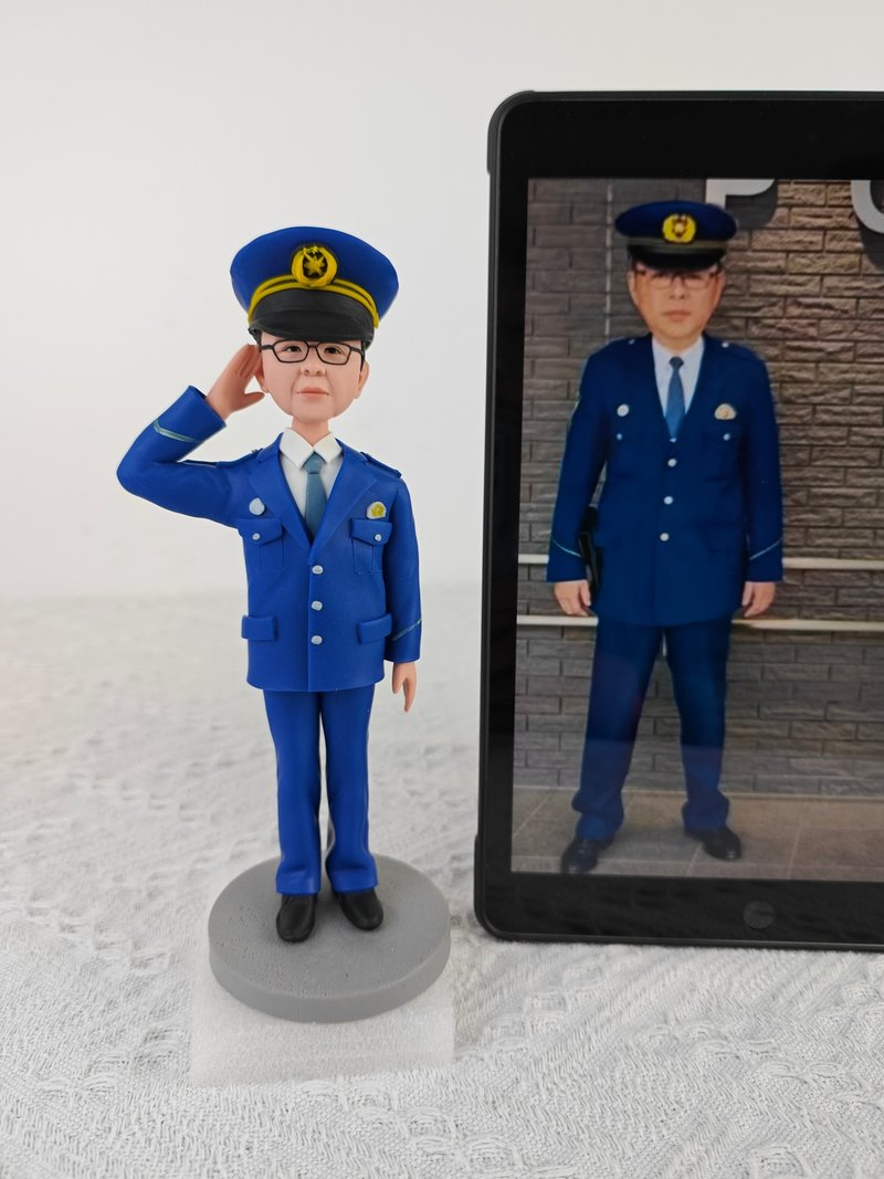客制化人物公仔 人偶 3D人像畫 似顏繪 肖像 定制 生日 紀念 禮物 - 公仔/玩偶 - 黏土 多色