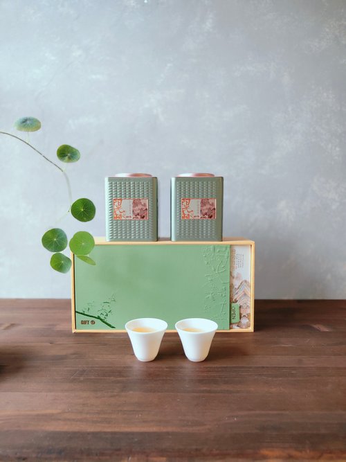 曬一曬茶集 雙韻茶禮 小葉紅與獨家製作蜜香烏龍 禮盒