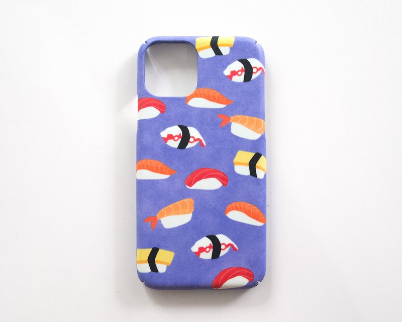 Nigiri sushi iPhone case 手機殼 เคสซูชิ - Phone Cases - Plastic Blue