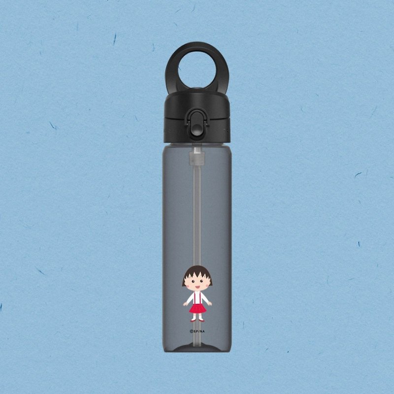 AquaStand Magnetic Water Bottle-Tritan800ml (with straw)|Cherry Maruko-chan/Classic Maruko-chan - ที่ตั้งมือถือ - พลาสติก หลากหลายสี