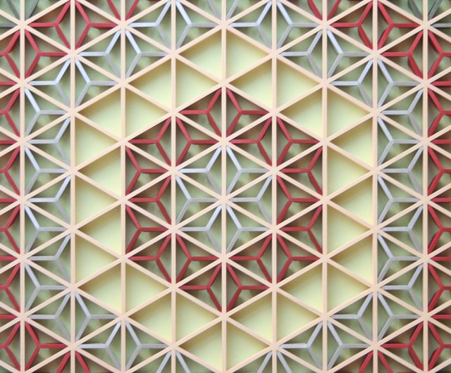 Kumiko Art Panel Tarasea jewelry box pattern - Shop kumiko-studio