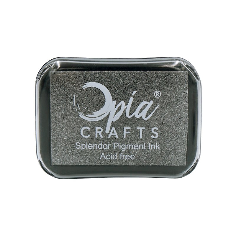 OPIA Quick Dry Oil Ink Pad. Silver - ตราปั๊ม/สแตมป์/หมึก - สี สีเงิน