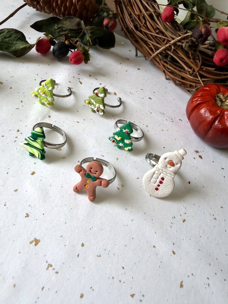 聖誕系列-戒指 - 戒指 - 其他材質 