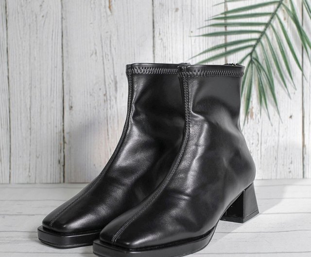 Square toe booties online