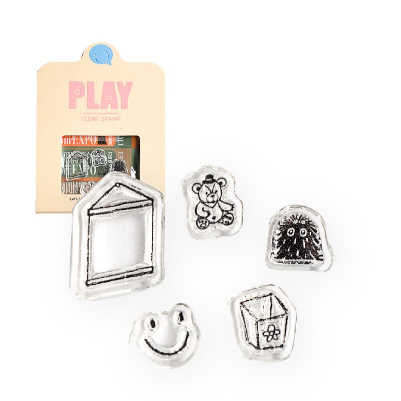 Room EXPO Vol.1 Accessories Clear Stamp - ตราปั๊ม/สแตมป์/หมึก - พลาสติก สีใส