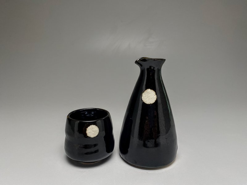 Sake set for one - 花瓶/花器 - 其他金屬 
