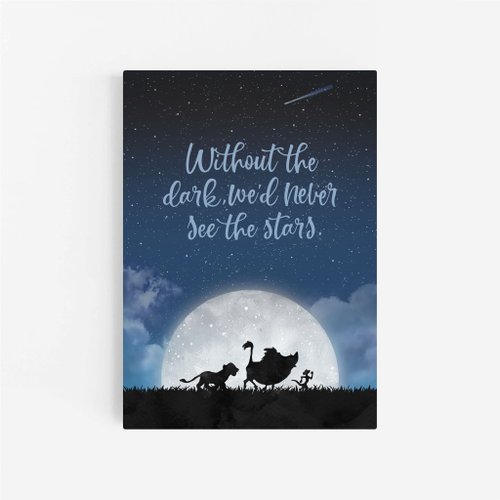 Weekend Road Trip night moon watercolor print,海報 畫 臥室 浴室 餐廳 咖啡廳2