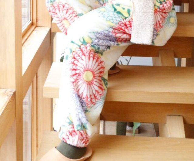 Popular pre-order] Japanese floral casual blanket pants (3 colors