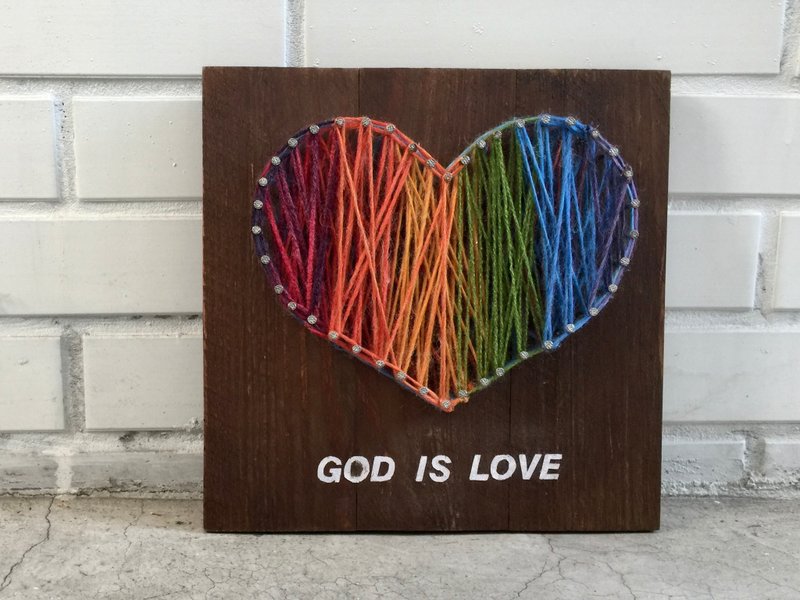 福音商品 God is love系列 基督教 受洗禮物 聖誕禮物 - 擺飾/家飾品 - 木頭 多色