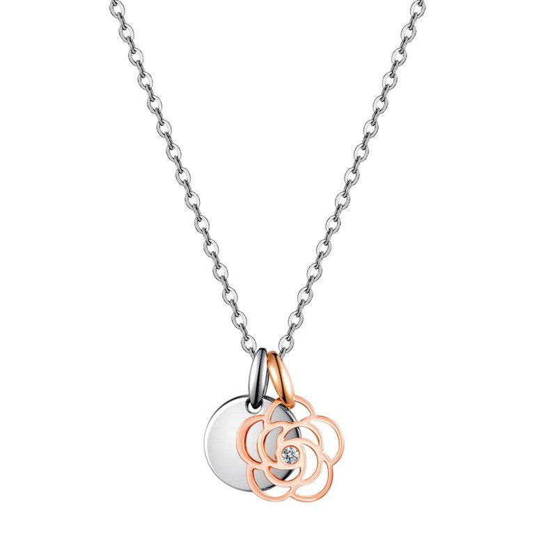 Diamond Pendant Necklaces for Female - Necklaces - Diamond Silver