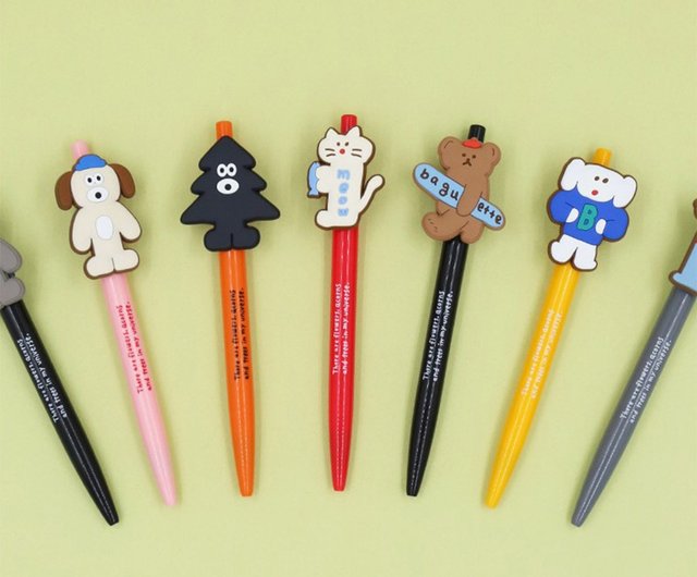 ROMANE Cute 0.4mm Smooth Black Gel Pen 