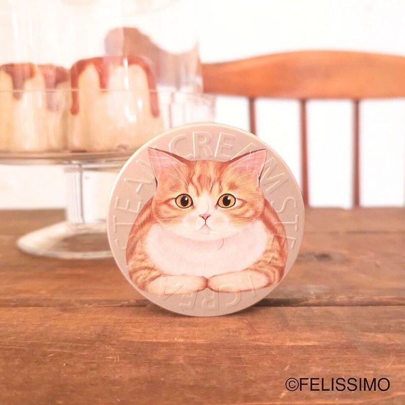 [Soft and Cute Body] 1496 Felissimo Cat Parts Round and Big Fat Orange 75g Gift - ครีมบำรุงหน้า - วัสดุอื่นๆ 