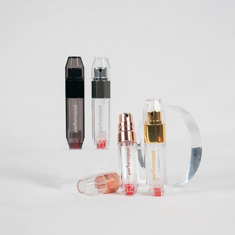 British Perfume POD Portable Perfume Dispensing Bottle Crystal Series Perfume Bottles Dispensing Bottle - กล่องเก็บของ - พลาสติก 