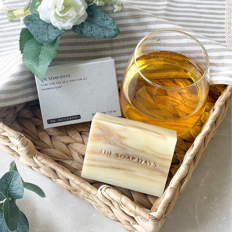 [Co-branded product] Healing and Relaxation Set-Tea and Handmade Soap Set - Tea - Other Materials Gold