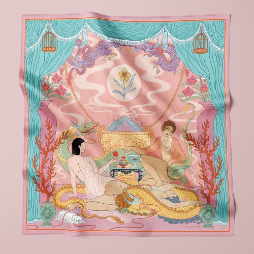 スカーフ90×90 シルク- 2025 人氣榜/限時優惠- Pinkoi