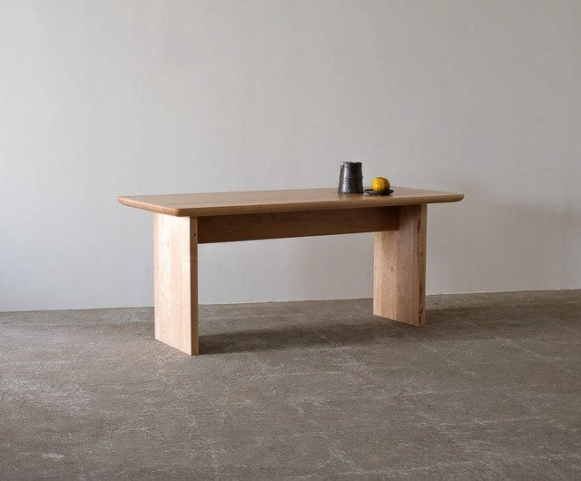 メープル無垢材 デスク 二人用ダイニングテーブル 楽天市場】HILLSEED 天板 220幅 4センチ厚 オーク メープル 無垢材