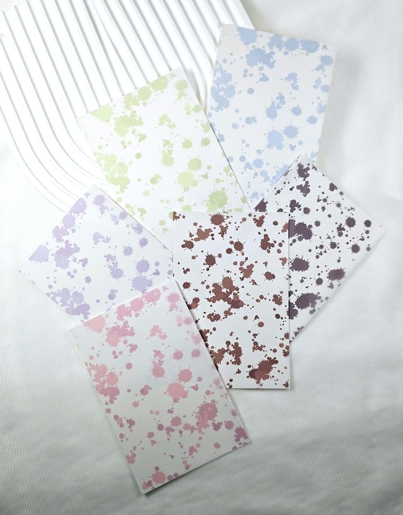 Ink Splatters Tracing Paper - กระดาษโน้ต - กระดาษ หลากหลายสี