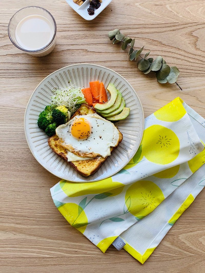 【Sunflower-placemat】dust mat/desk mat - ผ้ารองโต๊ะ/ของตกแต่ง - เส้นใยสังเคราะห์ สีเหลือง