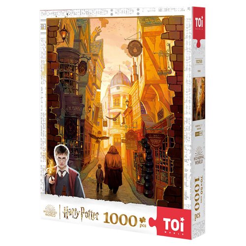 TOi圖益拼圖旗艦店 TOi 圖益【對角巷】哈利波特系列拼圖1000片IPDIY動漫插畫桌遊