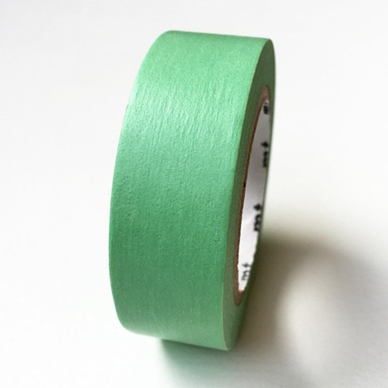 mt 和紙膠帶 Basic【素色-若綠 (MT01P190)】 - 紙膠帶 - 紙 綠色