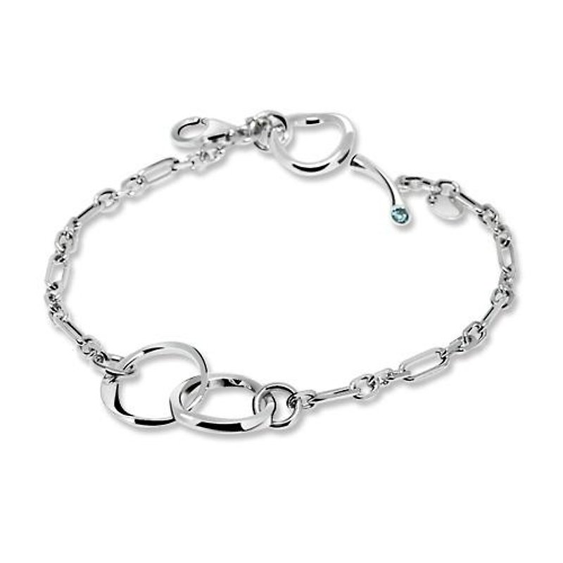 Concentric Circles-Linking Bracelet - Bracelets - Other Metals Gray